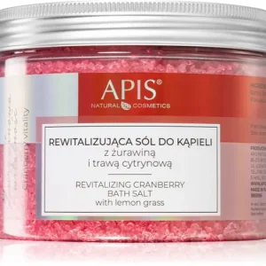 Apis Natural CosmeticsCranberry Vitality relaxáló fürdősó holt-tenger ásványaival Szuper akció