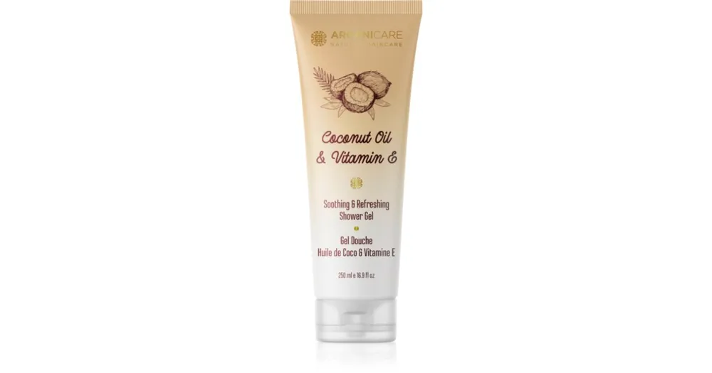 Kiárusítás ArganicareCoconut Oil & Vitamin E Shower Gel tusfürdő gél