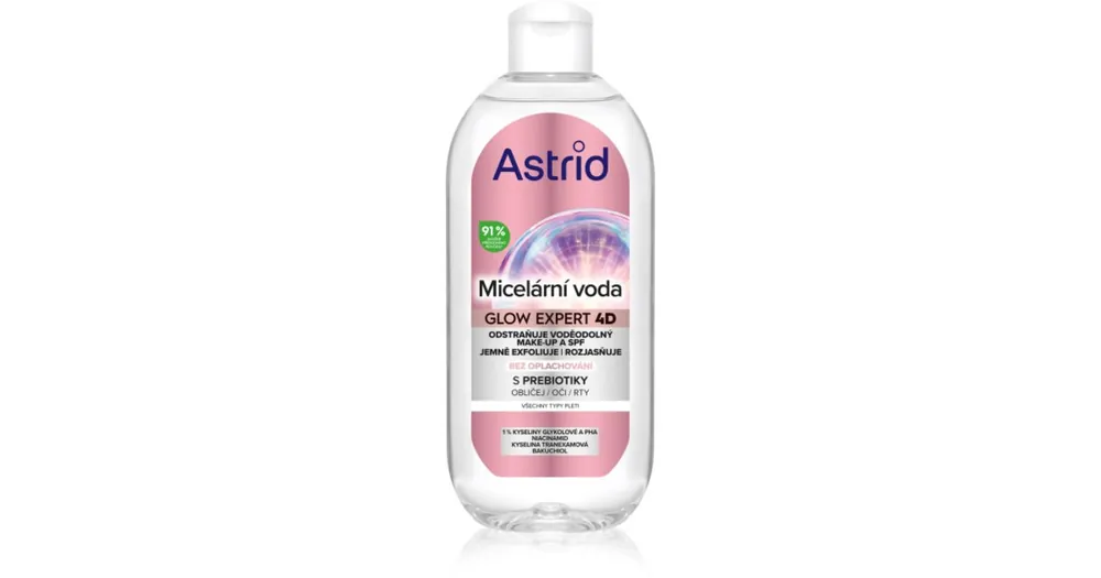 AstridGlow Expert micellás víz az élénk bőrért Különleges ajánlat