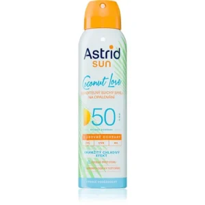AstridSun Coconut Love hűsítő, láthatatlan napozó spray SPF 50 Legkelendőbb