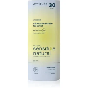 AttitudeSensitive Natural Face Stick ásványi napozó krém stift Ne maradj le