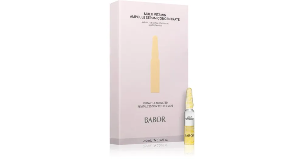BABORAmpoule Concentrates Multi Vitamin koncentrált szérum a táplálásért és hidratálásért Nézd meg most
