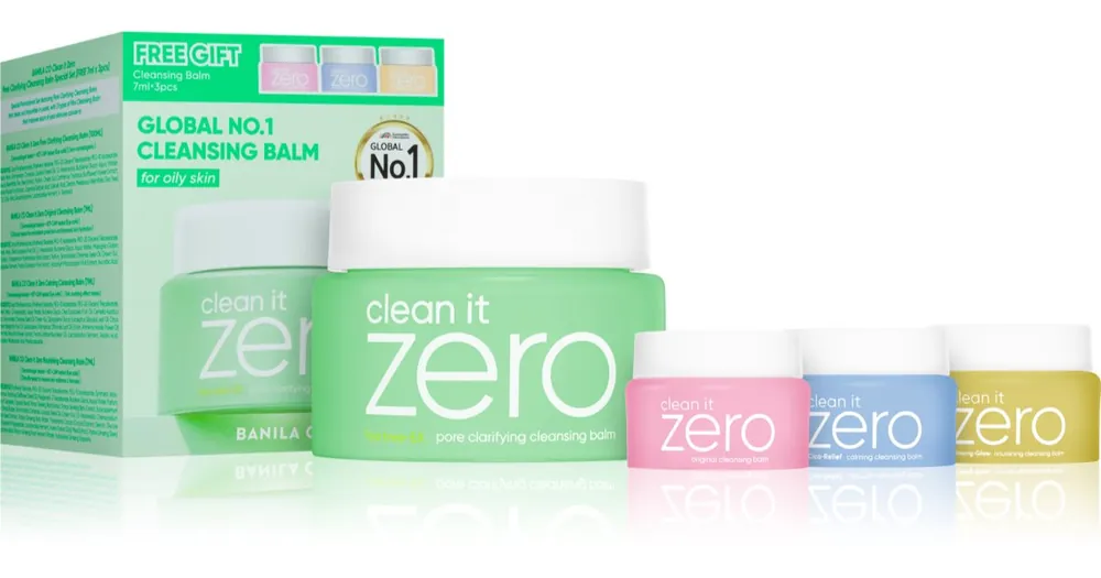 Különleges ajánlat Banila Co.clean it zero Special Bonus Set Pore Clarifying ajándékszett zsíros bőrre