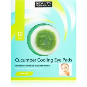Beauty FormulasClear Skin Cucumber Cooling regeneráló maszk szemre Expressz szállítás