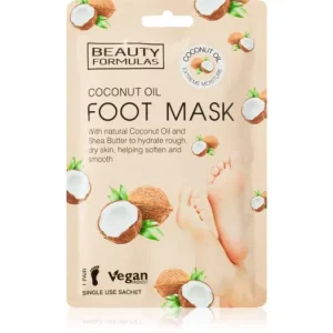 Beauty FormulasCoconut Oil hidratáló és tápláló maszk lábakra Árcsökkenés