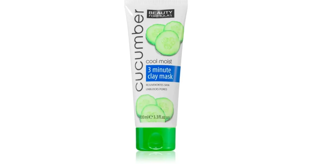 Olcsó Beauty FormulasCucumber mélytisztító arcmaszk agyaggal