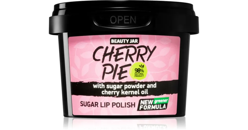 Alacsony ár Beauty JarCherry Pie cukros peeling az ajkakra