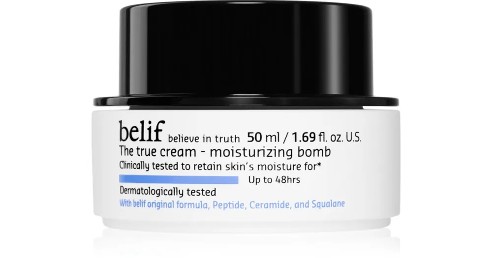 Kedvezményes ár belifThe True Cream Moisturizing Bomb mélyen hidratáló krém s ceramidy a peptidy