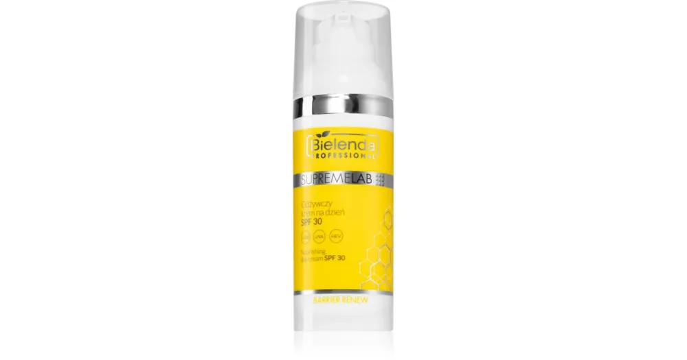 Újdonság Bielenda ProfessionalSupremelab Barrier Renew tápláló nappali krém SPF 30