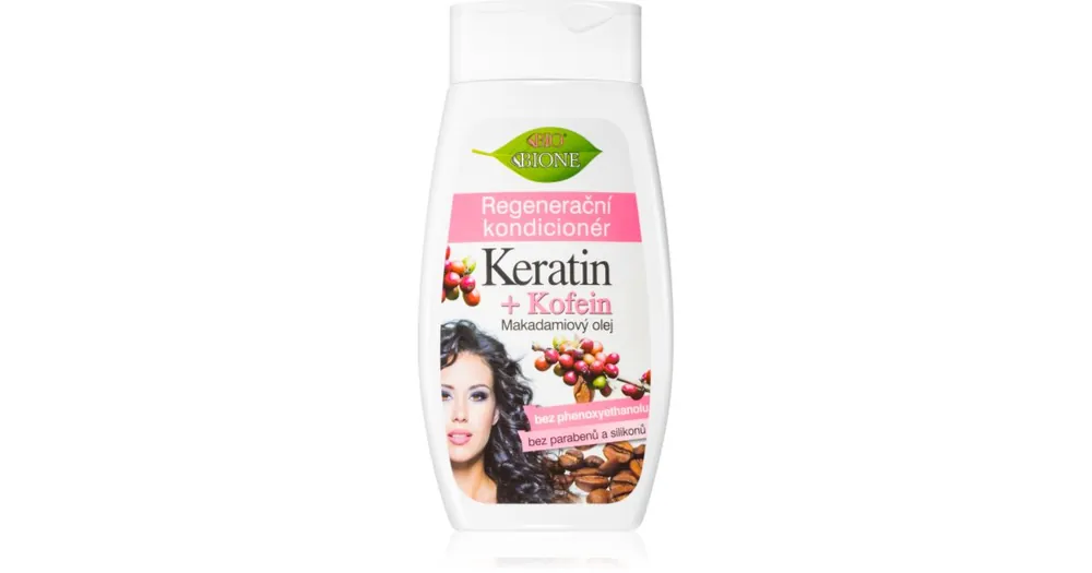 Akció Bione CosmeticsKeratin + Caffeine regeneráló kondicionáló hajra