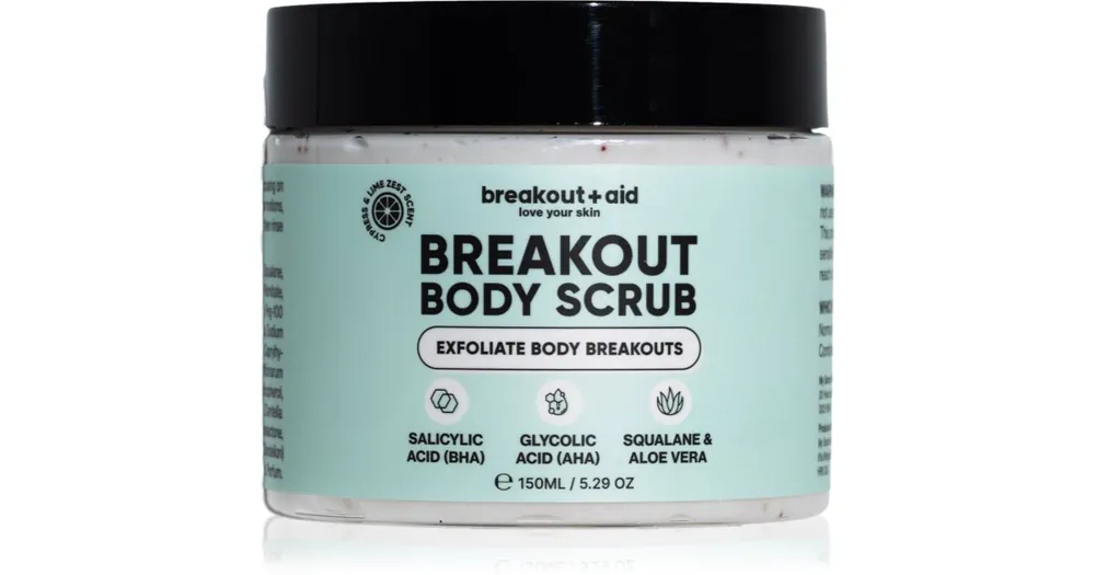 Expressz kézbesítés breakout + aidBody Scrub testpeeling pattanások ellen