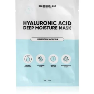 Legkelendőbb breakout + aidHyaluronic Acid Deep Moisture Mask hidratáló gézmaszk hialuronsavval