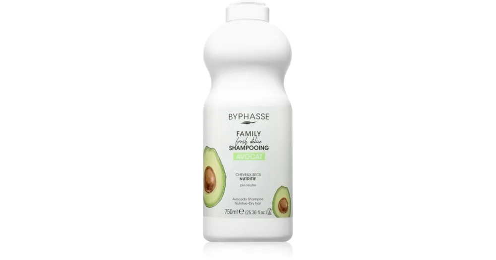 Prémium BYPHASSEAvocado sampon száraz hajra