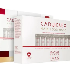 Különleges ajánlat CADU-CREXHair Loss HSSC Advanced Hair Loss hajkúra nőknek előrehaladott állapotú hajhullás ellen takarékos kiszerelés