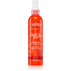 CANTUShea Butter Shine&Hold mist hidratáló permet a hullámos és göndör haj fényéért Különleges ajánlat