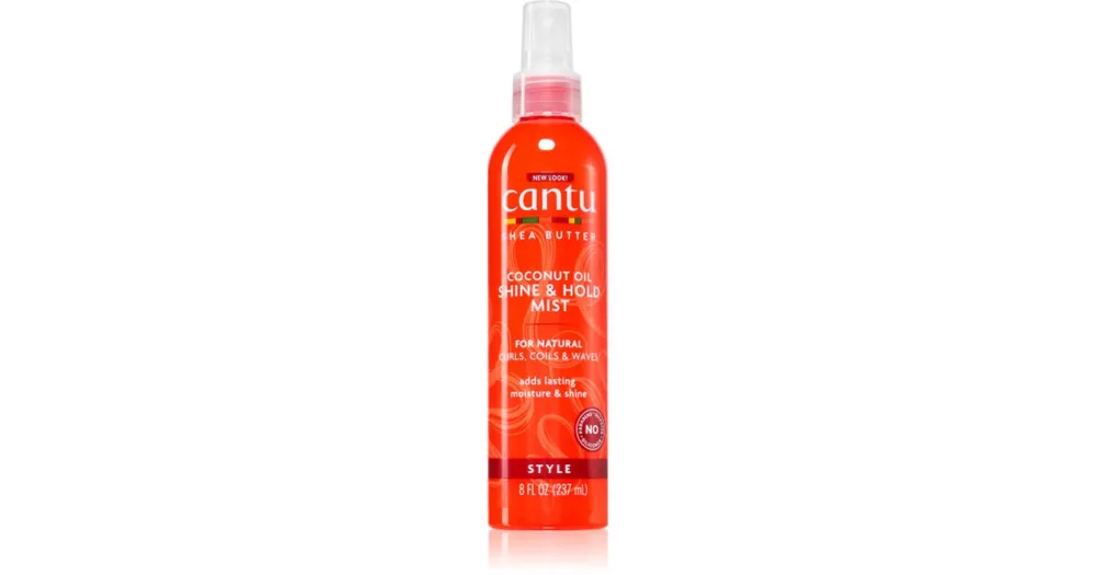 CANTUShea Butter Shine&Hold mist hidratáló permet a hullámos és göndör haj fényéért Különleges ajánlat