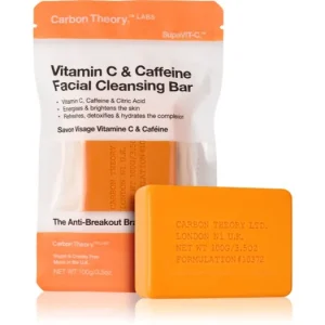 Korlátozott ajánlat Carbon TheoryFacial Cleansing Bar Vitamin C & Caffeine tisztító szappan arcra C vitamin