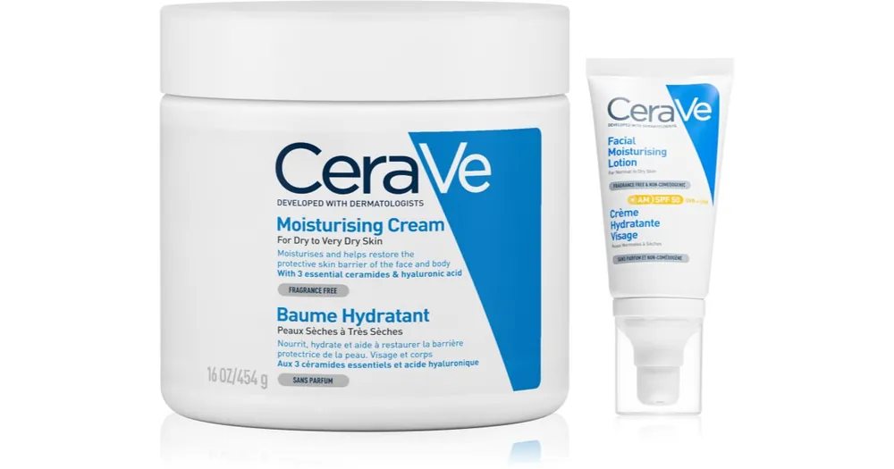 Olcsóbb CeraVeMoisturizers szett az intenzív hidratálásért