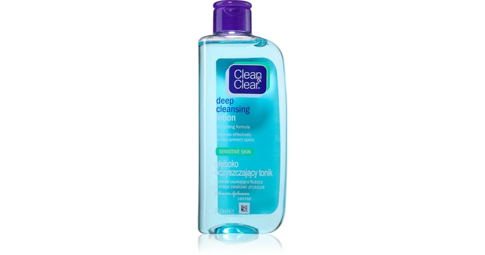 Ajánlat Clean & ClearDeep Cleansing mélyen tisztító arcápoló víz az érzékeny arcbőrre