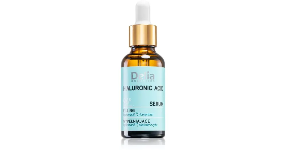 Szuper akció Delia CosmeticsHyaluronic Acid feszesítő szérum arcra, nyakra és dekoltázsra