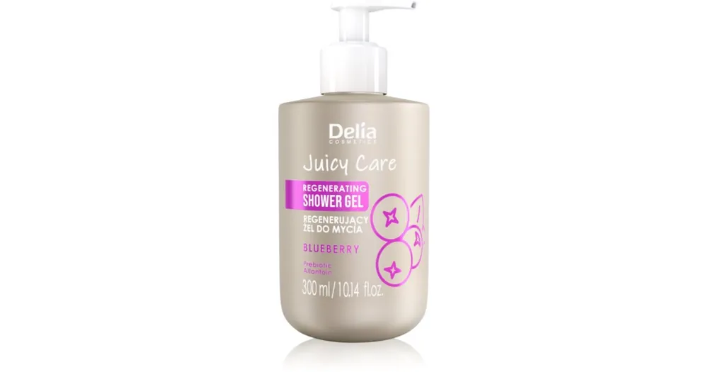 Ajánlat Delia CosmeticsJuicy Care Blueberry regeneráló tusfürdő gél