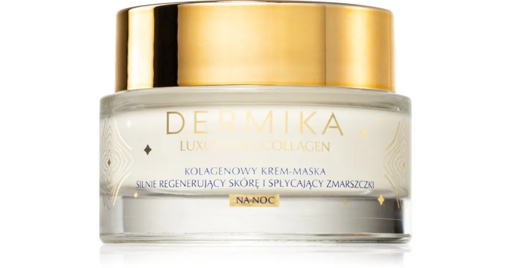 DermikaLuxury Neocollagen megújító éjszakai krémes arcmaszk kollagénnel Korlátozott ajánlat