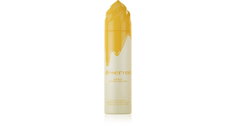Biztonságos fizetés DESERVEDWhipped Shower Foam Honey Greek Yogurt tusoló hab testre