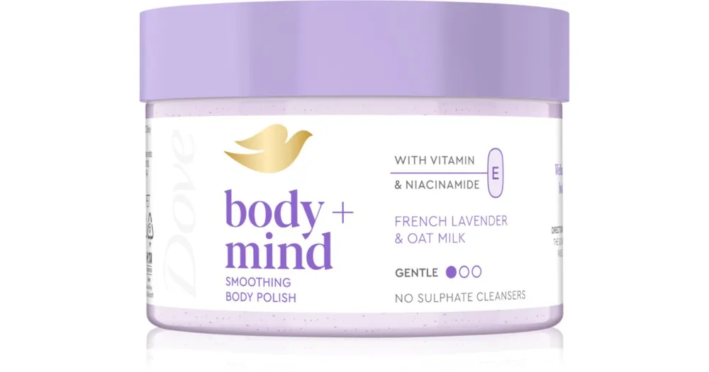 DoveFrench Lavender & Oat Milk testpeeling Különleges ajánlat