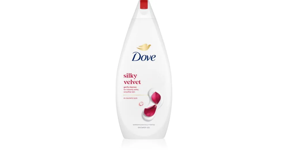 DoveSilky Velvet tápláló tusoló gél Különleges ajánlat