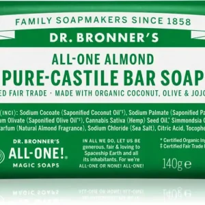 Azonnali szállítás Dr. Bronner’sAlmond Szilárd szappan
