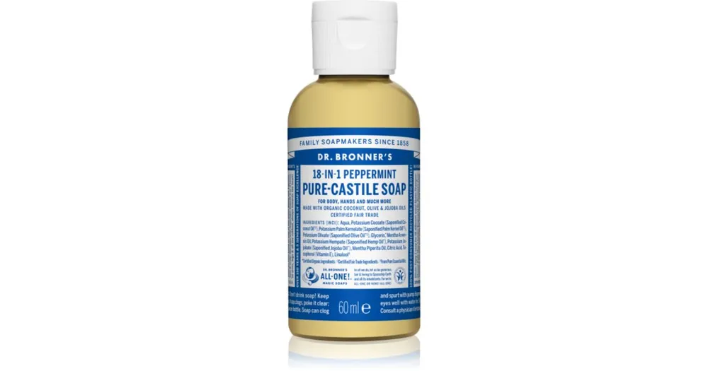 Dr. Bronner’sPeppermint folyékony univerzális szappan Biztonságos fizetés