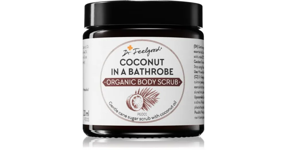 Dr. FeelgoodOrganic Coconut in a Bathrobe cukros peeling kókuszolajjal Biztonságos vásárlás