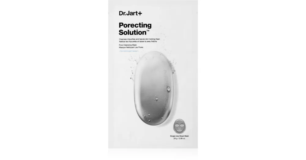 Dr. Jart+Dermask™ Porecting Solution tisztító maszk aktív szénnel Kedvezmény