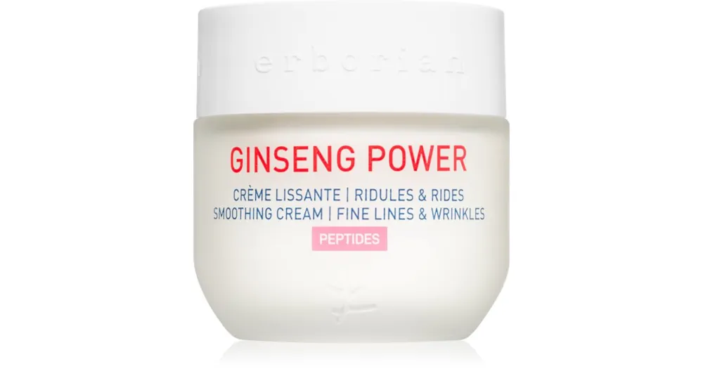 Biztonságos vásárlás ErborianGinseng Power Cream tápláló kisimító krém ráncokra