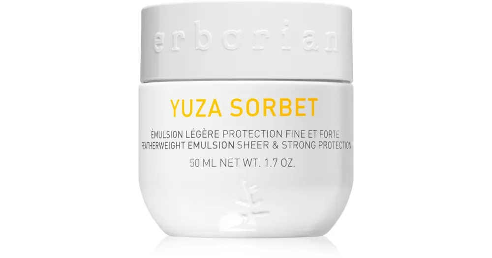 ErborianYuza Sorbet könnyű emulzió, amely védelmet nyújt a külső hatásoktól Szezonális akció