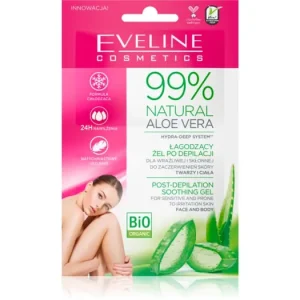 Árcsökkenés Eveline Cosmetics99% Natural Aloe Vera nyugtató gél szőrtelenítés után