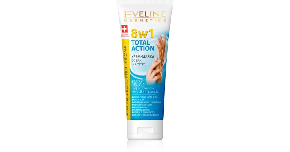 Eveline CosmeticsTotal Action kéz- és körömápoló krém 8 in 1 Vásárlói kedvenc