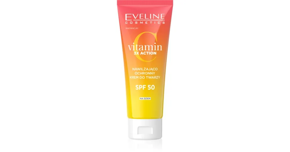 Exkluzív ajánlat Eveline CosmeticsVitamin C 3x Action hidratáló nappali krém SPF 50