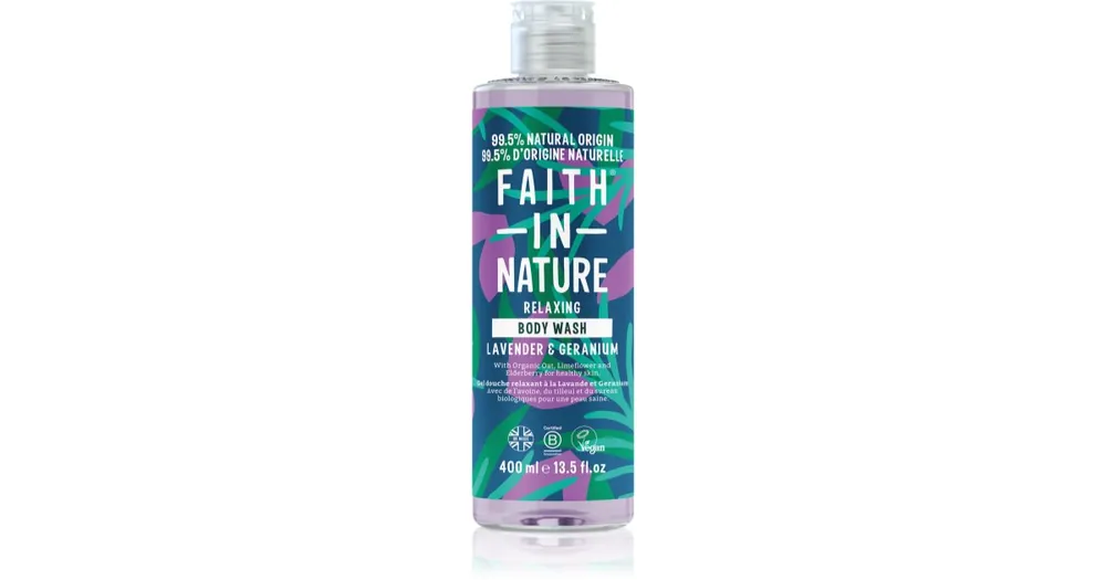 Faith In NatureLavender & Geranium relaxáló tusfürdő gél Ne maradj le