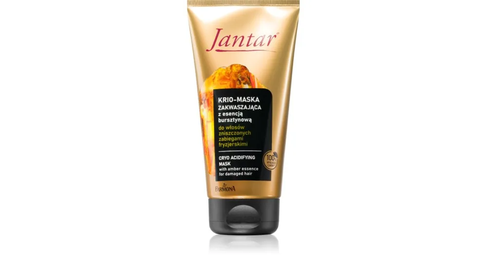 FarmonaJantar Amber Essence haj maszk a károsult hajra Prémium