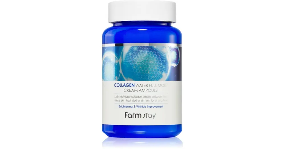 FarmstayCollagen Water Full Moist Cream Ampoule hidratáló krém ampullákban Gyors szállítás