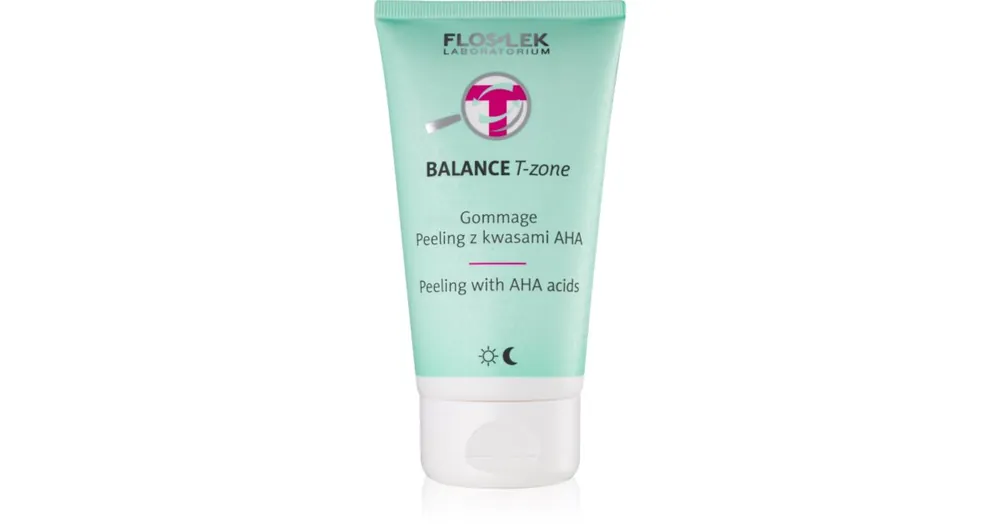 Biztonságos fizetés Floslek LaboratoriumBalance T-Zone Gommage peeling kombinált bőrre