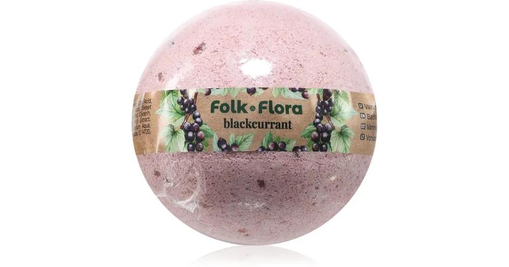 Folk & FloraBlackcurrant fürdőgolyó frissítő hatással Vedd meg most