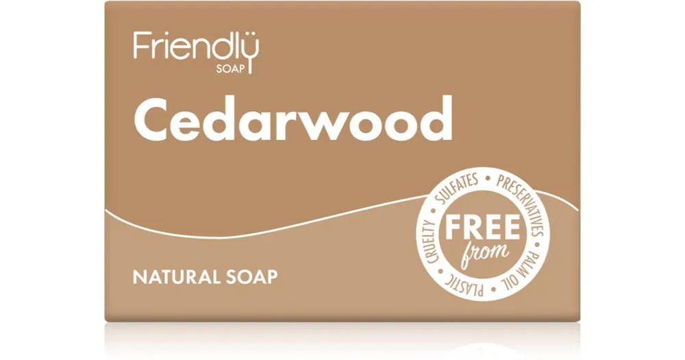 Ne maradj le Friendly SoapNatural Soap Cedarwood természetes szappan