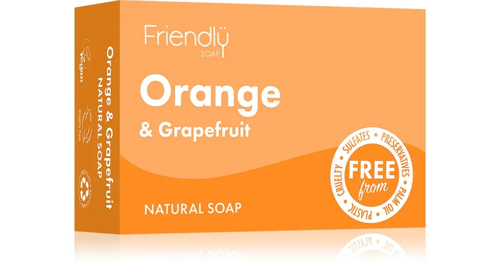 Prémium Friendly SoapNatural Soap Orange & Grapefruit természetes szappan