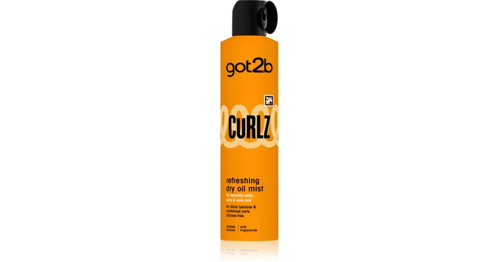 got2bCurlz Refreshing Dry Oil Mist száraz olaj testpermet a hullámos és göndör hajra Szezonális akció
