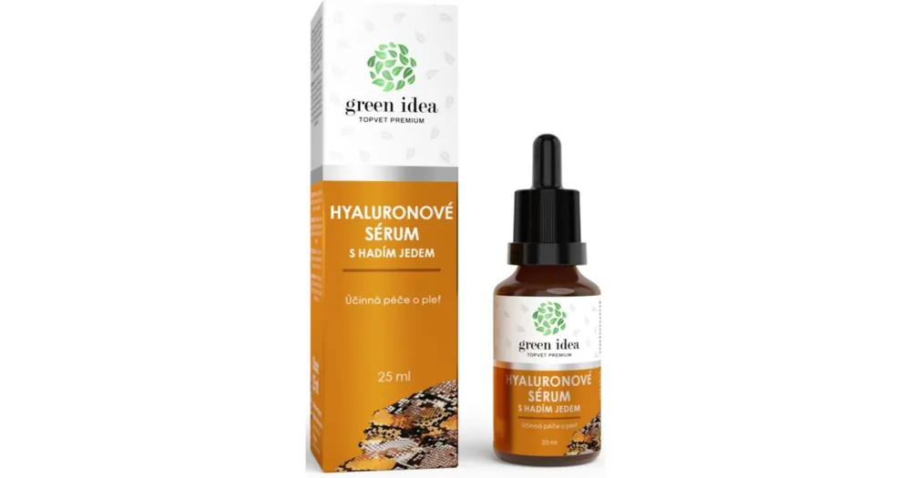 Nézd meg most Green IdeaHyaluronic serum with snake venom bőr szérum érett bőrre