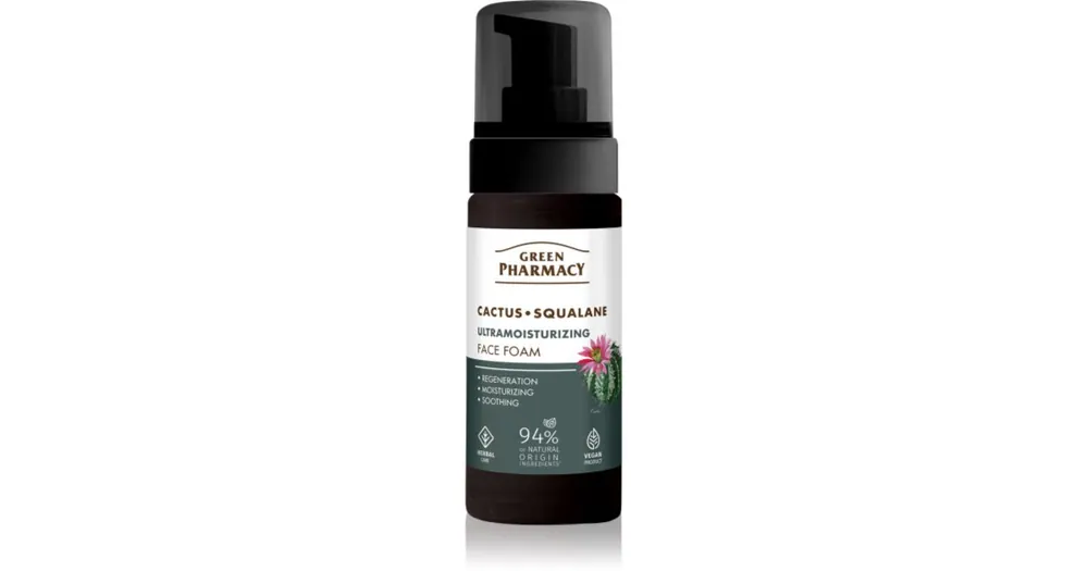 Csak ma Green PharmacyCactus & Squalane Face Foam hidratáló hab