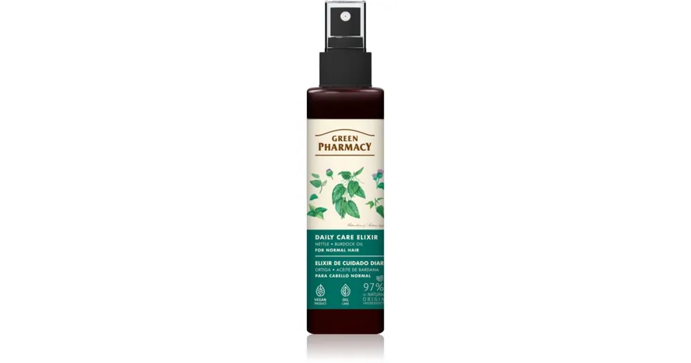 Green PharmacyNettle & Burdock oil Elixir szérum normál hajra Vedd meg most
