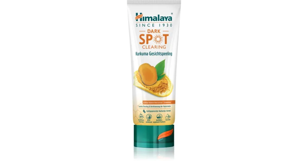 Olcsó Himalaya HerbalsDark Spot Clearing Curcuma tisztító peeling a mitesszerek ellen